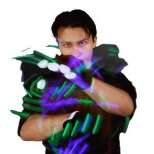 LED Black Gloves Multicolor LEDs LED Black Gloves Multicolor LEDs