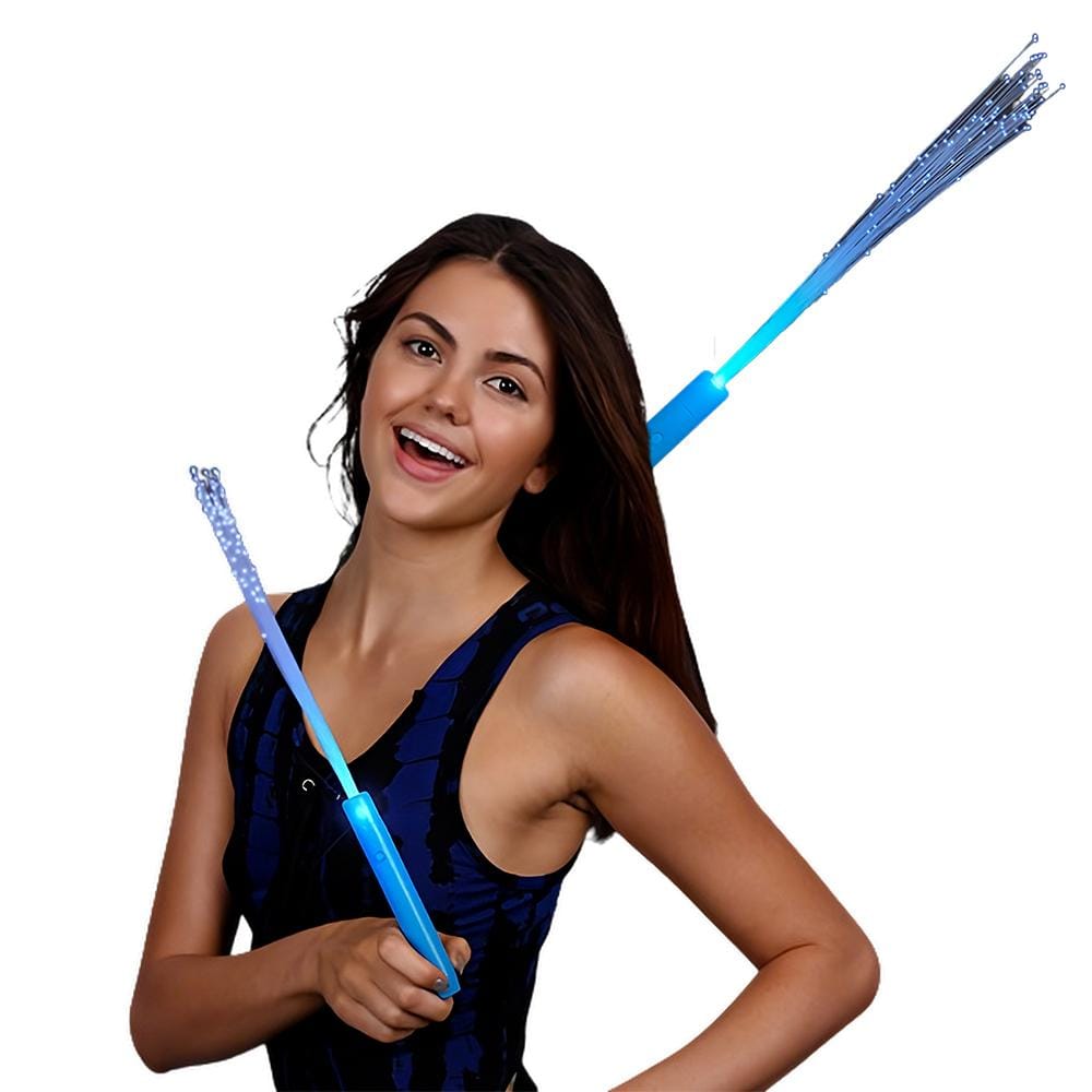 Blue Fiber Optic Wands with Blue LEDs All Products Blue Fiber Optic Wands with Blue LEDs All Products 3