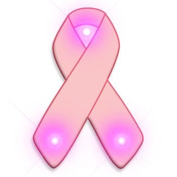 Pink Ribbon Flashing Body Light Lapel Pins All Body Lights and Blinkees Pink Ribbon Flashing Body Light Lapel Pins All Body Lights and Blinkees