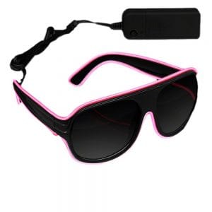 Electro Luminescent Banray Sunglasses Pink
