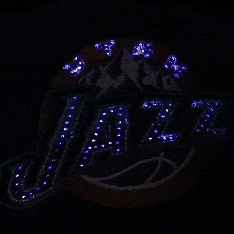 Utah Jazz Flashing Fiber Optic Cap All Products Utah Jazz Flashing Fiber Optic Cap All Products 2