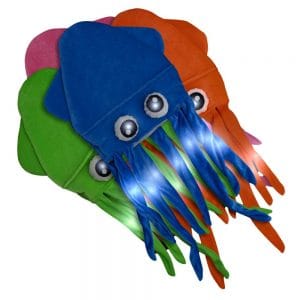 Assorted LED Under the Sea Squid Hat Pack of 4 Assorted LED Under the Sea Squid Hat Pack of 4