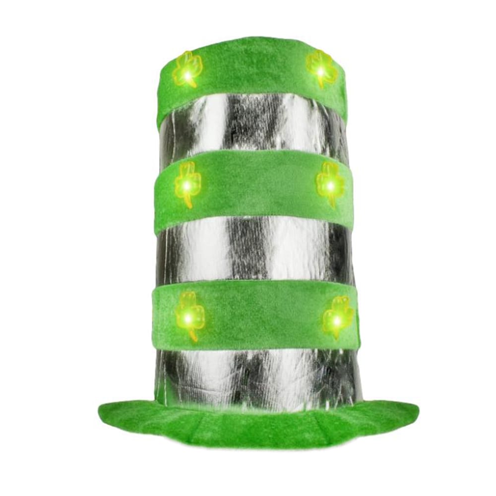 Light Up Shamrock Tall Top Hats All Products Light Up Shamrock Tall Top Hats All Products