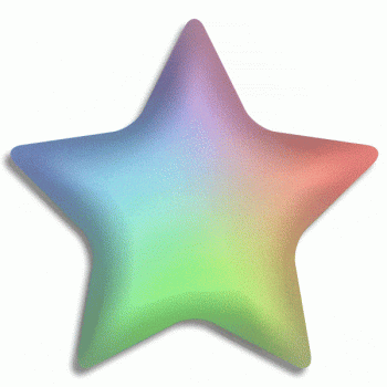 Frosted Star Flashing Body Light Lapel Pins All Body Lights and Blinkees