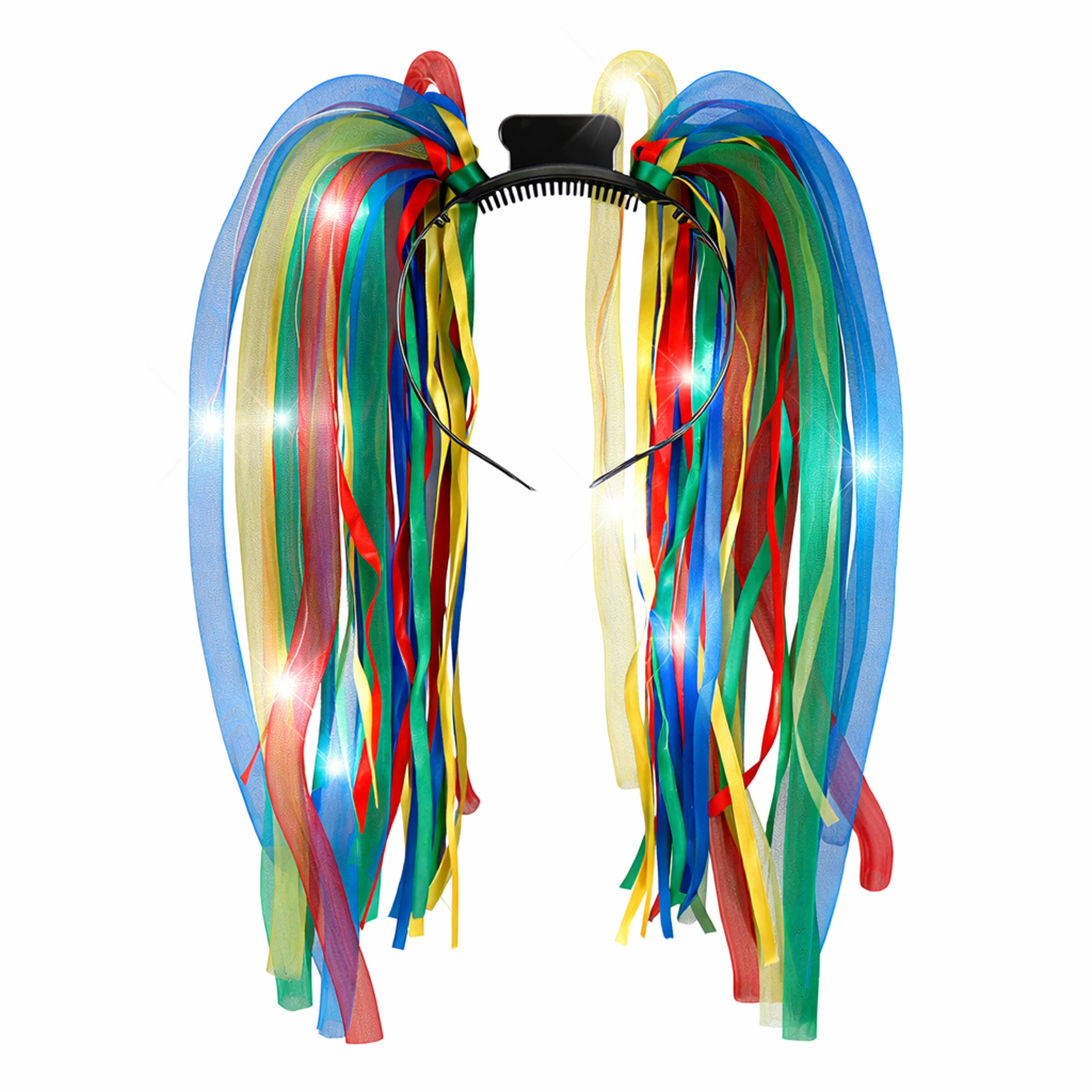 Multicolor LED Noodle Headband Flashing Dreads All Products Multicolor LED Noodle Headband Flashing Dreads All Products 2