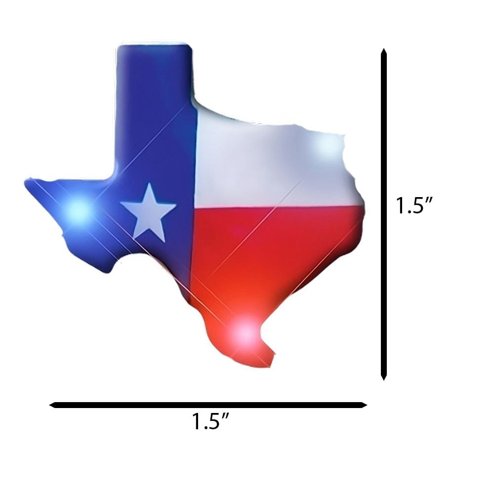 Texas Flashing Body Light Lapel Pins All Body Lights and Blinkees Texas Flashing Body Light Lapel Pins All Body Lights and Blinkees 6