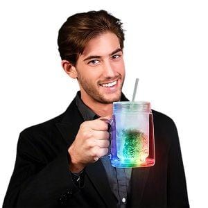 LED Mason Jar Travel Mug LED Mason Jar Travel Mug