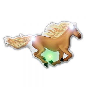 Horse Flashing Body Light Lapel Pin All Body Lights and Blinkees Horse Flashing Body Light Lapel Pin All Body Lights and Blinkees