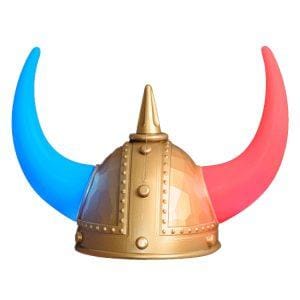 Viking Helmet with Light Up Horns Viking Helmet with Light Up Horns