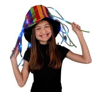 Multicolor LED Noodle Hat Flashing Dreads Multicolor LED Noodle Hat Flashing Dreads