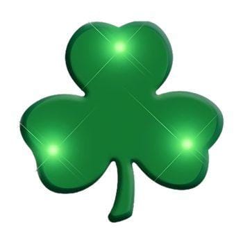 Shamrock Flashing Body Light Lapel Pins All Products