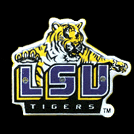 Louisiana State University Officially Licensed Flashing Lapel Pin All Body Lights and Blinkees