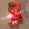 Mississippi State University Officially Licensed Flashing Lapel Pin All Body Lights and Blinkees