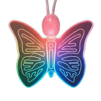 LED Acrylic Color Changing Butterfly Necklace All Products