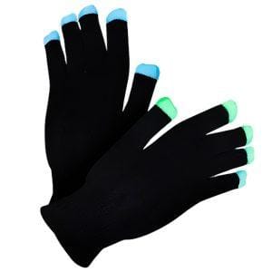 LED Black Gloves Rainbow LEDs LED Black Gloves Rainbow LEDs