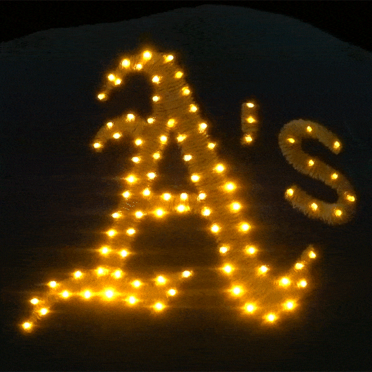 Oakland Athletics Flashing Fiber Optic Cap All Products Oakland Athletics Flashing Fiber Optic Cap All Products 4