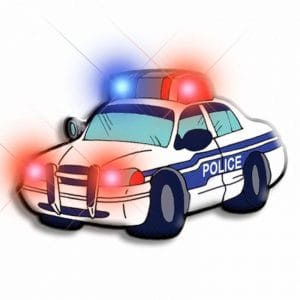 Police Car Flashing Body Light Lapel Pins All Body Lights and Blinkees Police Car Flashing Body Light Lapel Pins All Body Lights and Blinkees