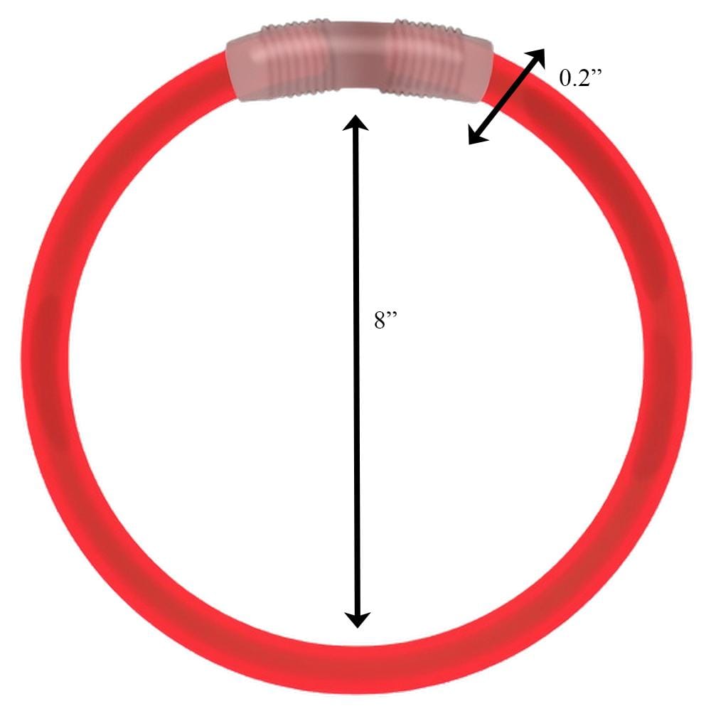 Glow Bracelet Red Tube of 100 All Products Glow Bracelet Red Tube of 100 All Products 4