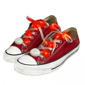 LED Shoelaces Red LED Shoelaces Red