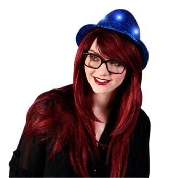 LED Flashing Fedora Hat with Blue Sequins All Products LED Flashing Fedora Hat with Blue Sequins All Products