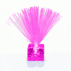 Fiber Optic Centerpiece with Small Clear Color Changing Base Fiber Optic Centerpiece with Small Clear Color Changing Base