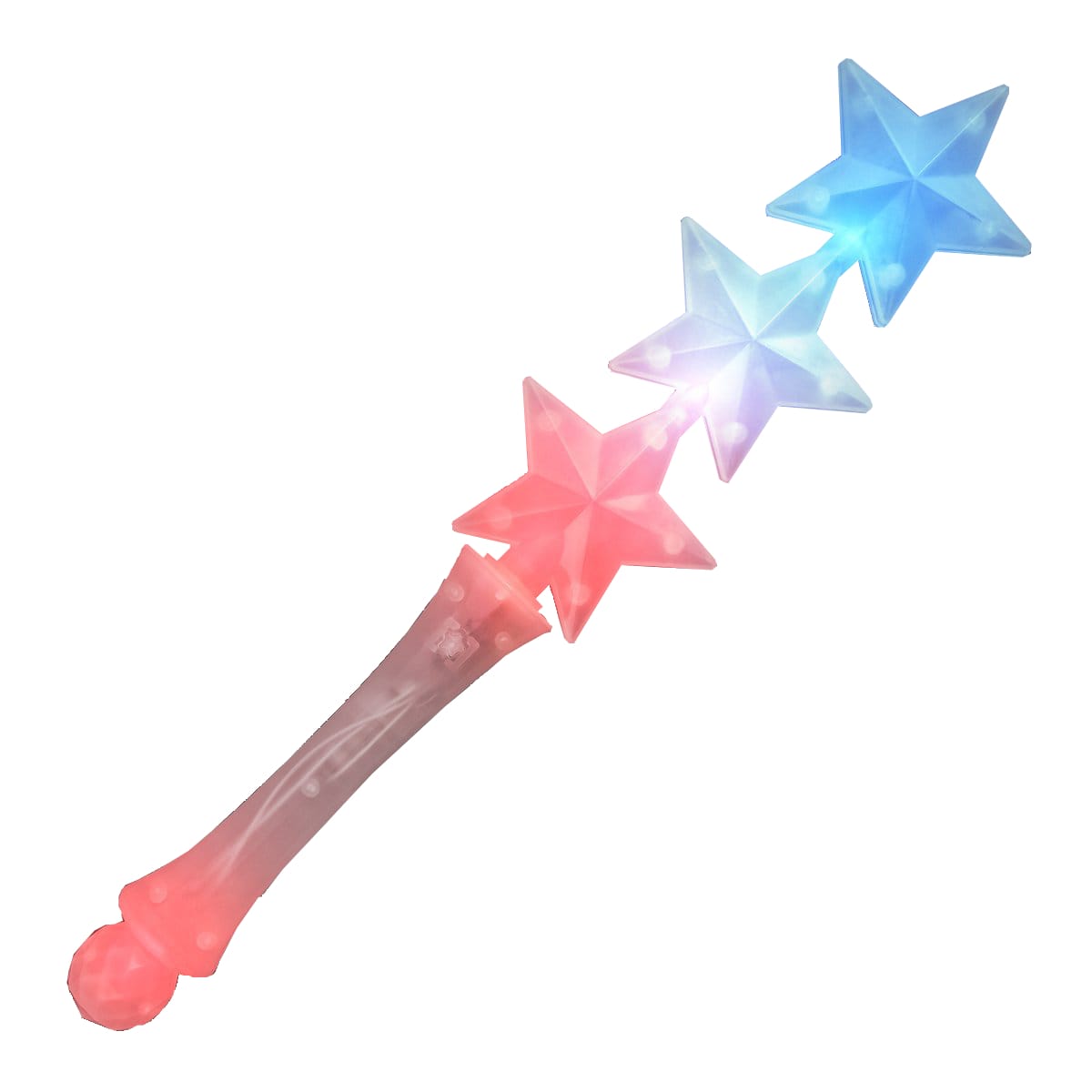 3 Star Red White Blue Patriotic Wand 4th of July 3 Star Red White Blue Patriotic Wand 4th of July
