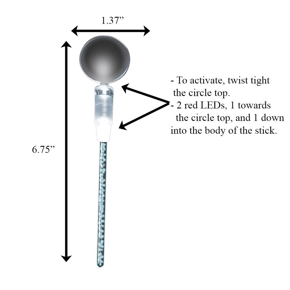 White Cocktail Party Light Up Swizzle Stick Drink Stirrer 4th of July White Cocktail Party Light Up Swizzle Stick Drink Stirrer 4th of July 4