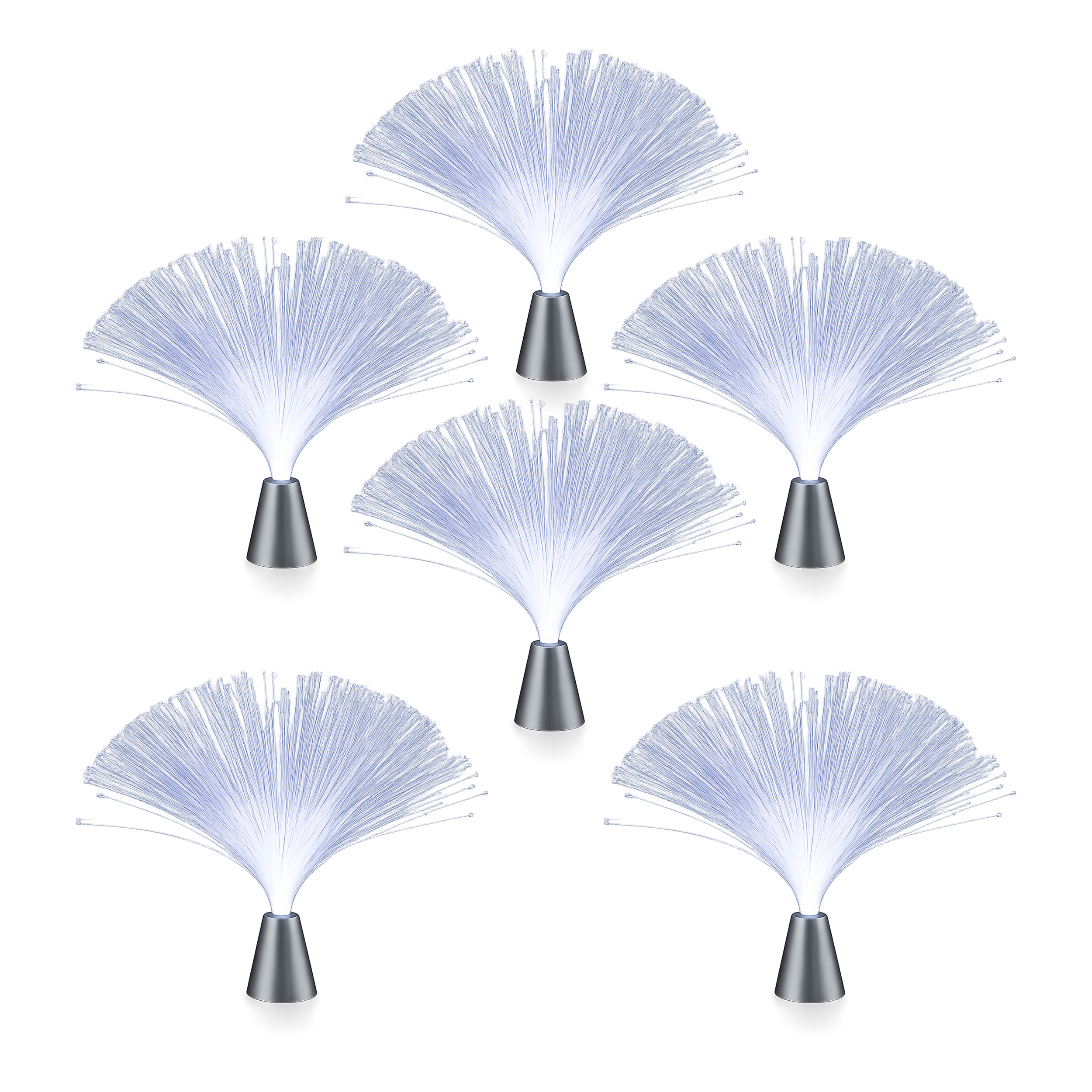 Pack of 6 Fiber Optic Centerpiece White All Products Pack of 6 Fiber Optic Centerpiece White All Products 3
