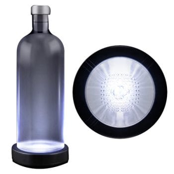 White LED Switch Activated Bottle Base Light Display Drink Coaster All Products White LED Switch Activated Bottle Base Light Display Drink Coaster All Products