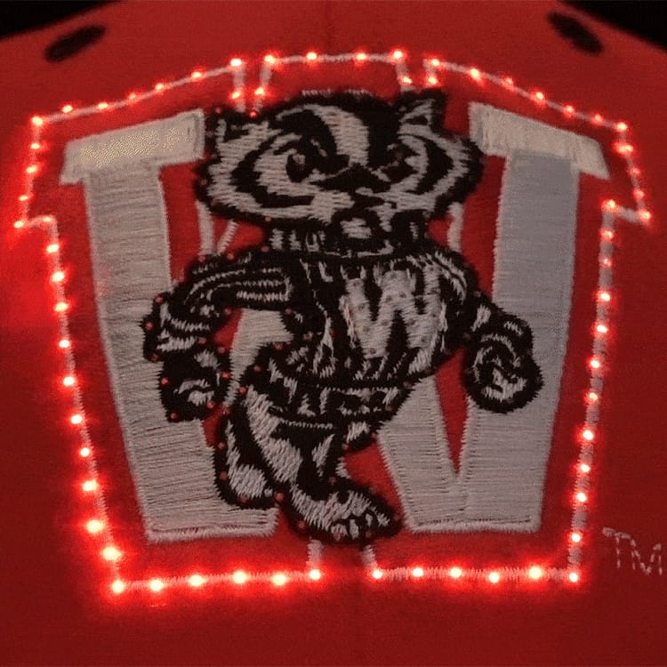 Wisconsin Badgers Flashing Fiber Optic Cap All Products Wisconsin Badgers Flashing Fiber Optic Cap All Products 4