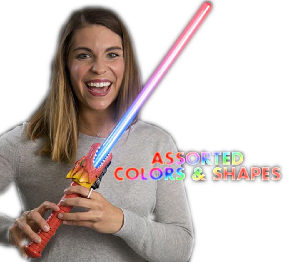 LED Jurassic Dinosaur Sword Assorted Colors All Products LED Jurassic Dinosaur Sword Assorted Colors All Products