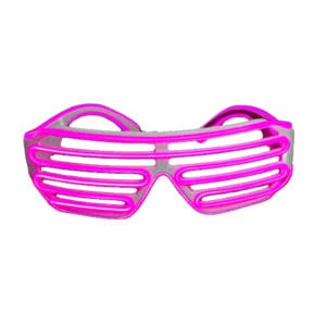 Electro Luminescent Shutter Shades Pink Electro Luminescent Shutter Shades Pink