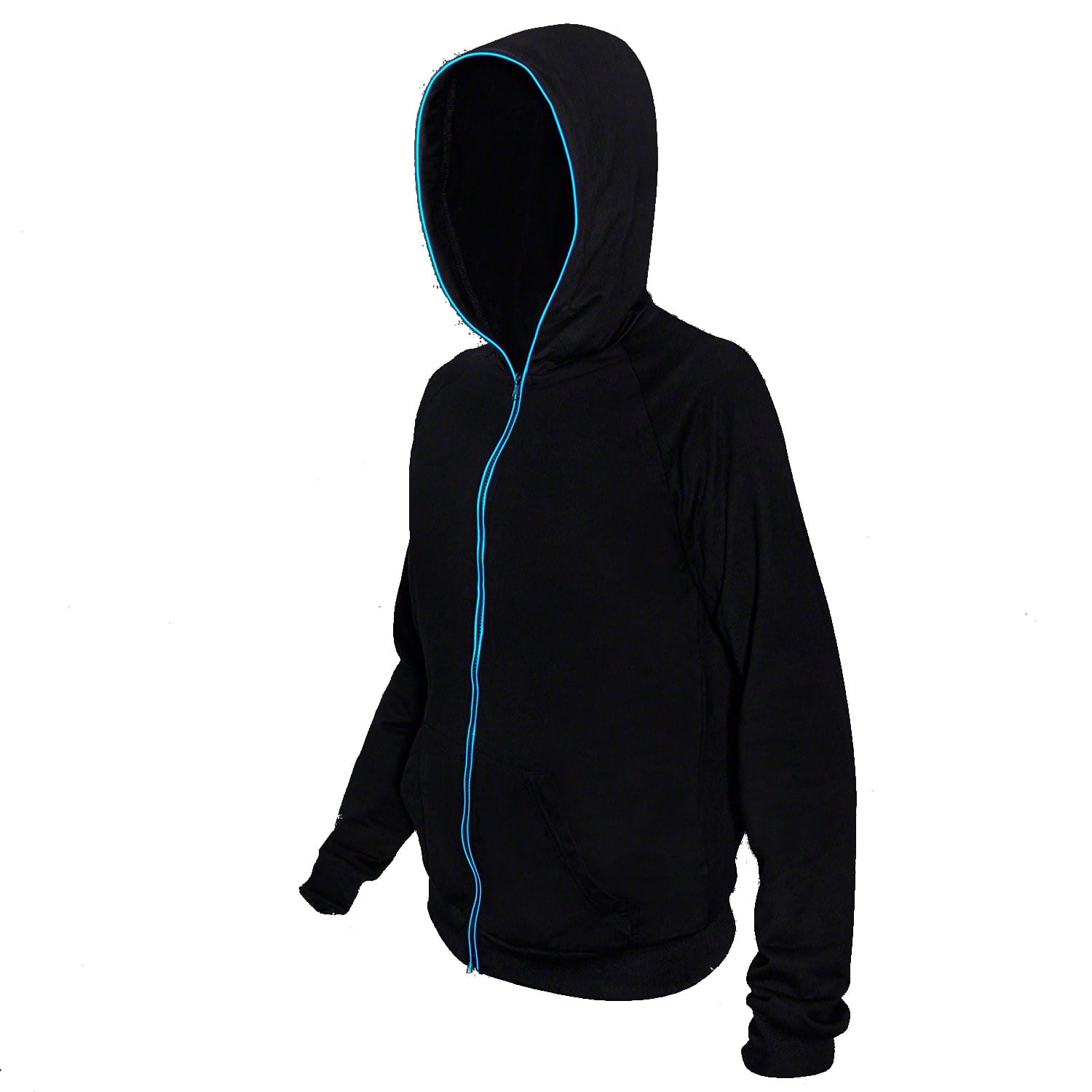 Electro Luminescent Zip Up Hoodie Blue Small All Products Electro Luminescent Zip Up Hoodie Blue Small All Products 4