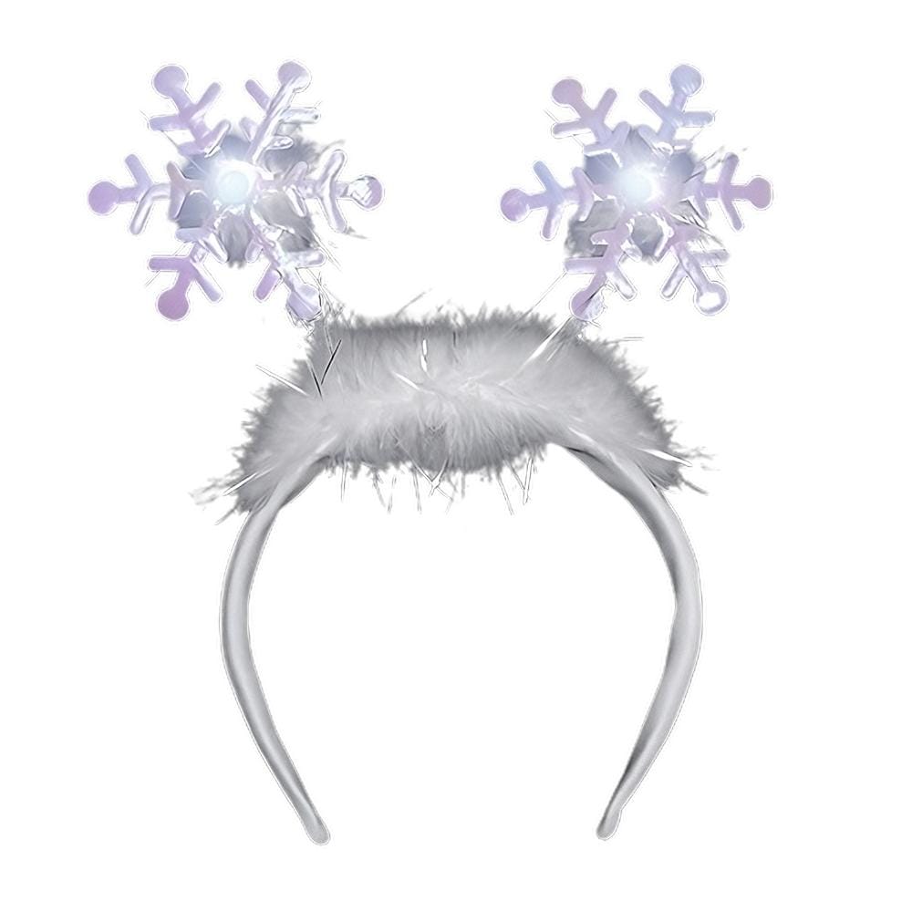 Flashing Snowflake Head Boppers Light Up Headband All Products Flashing Snowflake Head Boppers Light Up Headband All Products 2