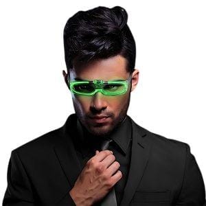 Sound Activated Glasses Green Sound Activated Glasses Green