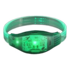 Sound Activated Green LED Bracelet Sound Activated Green LED Bracelet