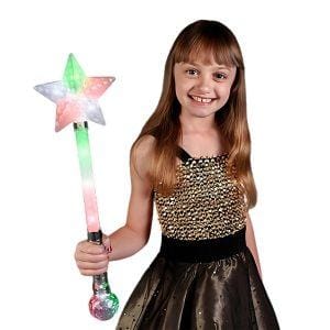 Jumbo Size Light Up Star Crystal Wand Jumbo Size Light Up Star Crystal Wand