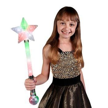 Jumbo Size Light Up Star Crystal Wand All Products