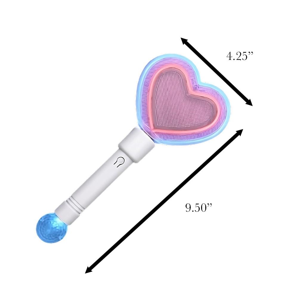 LED Rave PLUR Heart Wand with Crystal Ball All Products LED Rave PLUR Heart Wand with Crystal Ball All Products 3