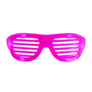 LED Hip Hop Shutter Shades Sunglasses Pink LED Hip Hop Shutter Shades Sunglasses Pink