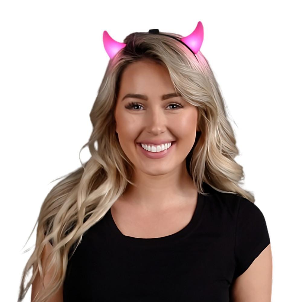 Light Up Devil Horns Pink All Products Light Up Devil Horns Pink All Products 5