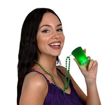 Light Up Green Shot Glass on Green Beaded Necklaces All Products Light Up Green Shot Glass on Green Beaded Necklaces All Products