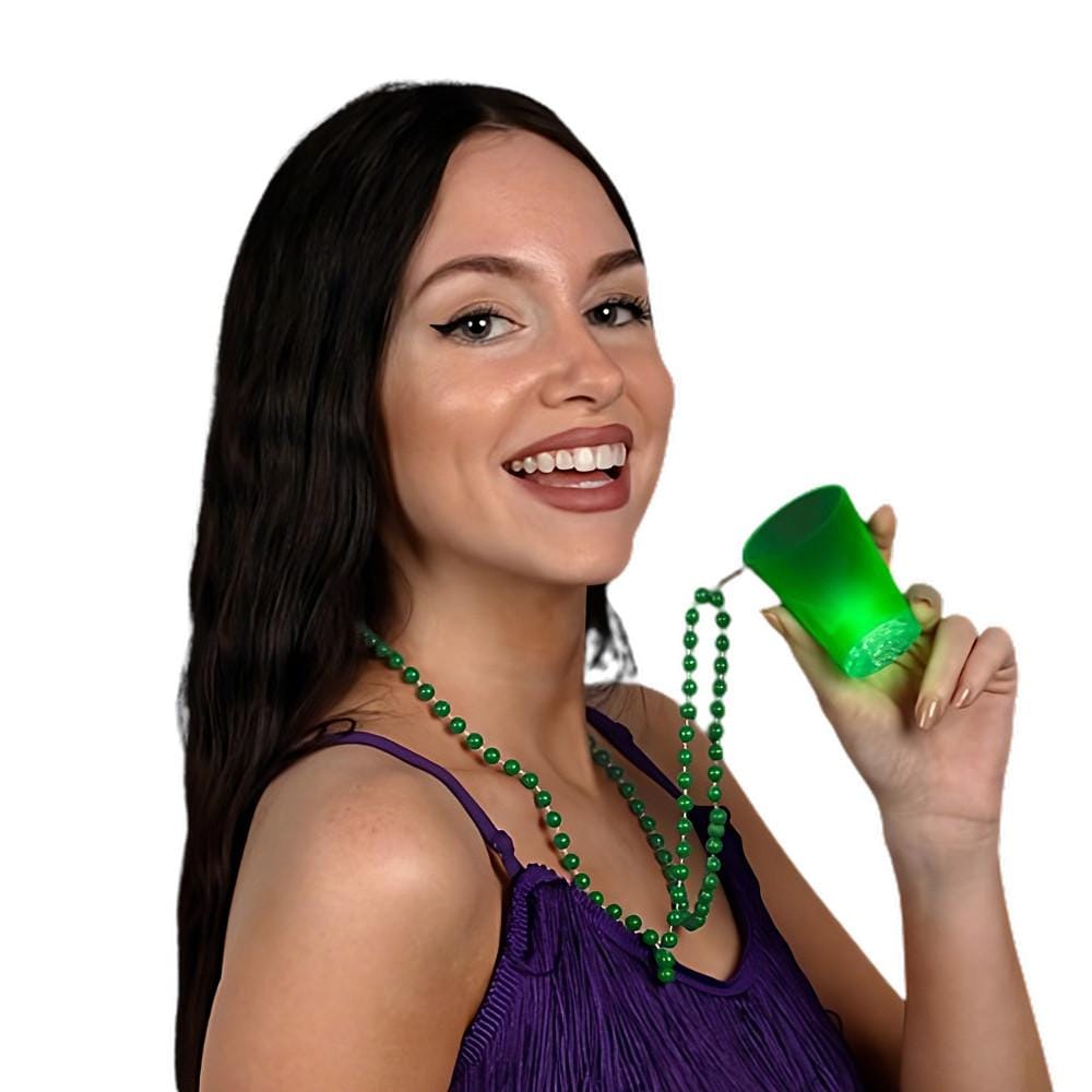 Light Up Green Shot Glass on Green Beaded Necklaces All Products Light Up Green Shot Glass on Green Beaded Necklaces All Products