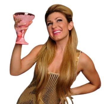 LED Margarita Drinking Glass Long Spiral Stem All Products