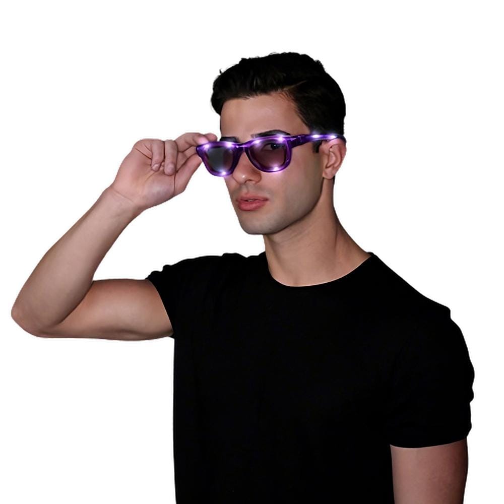 Purple LED Nerd Glasses All Products Purple LED Nerd Glasses All Products 3