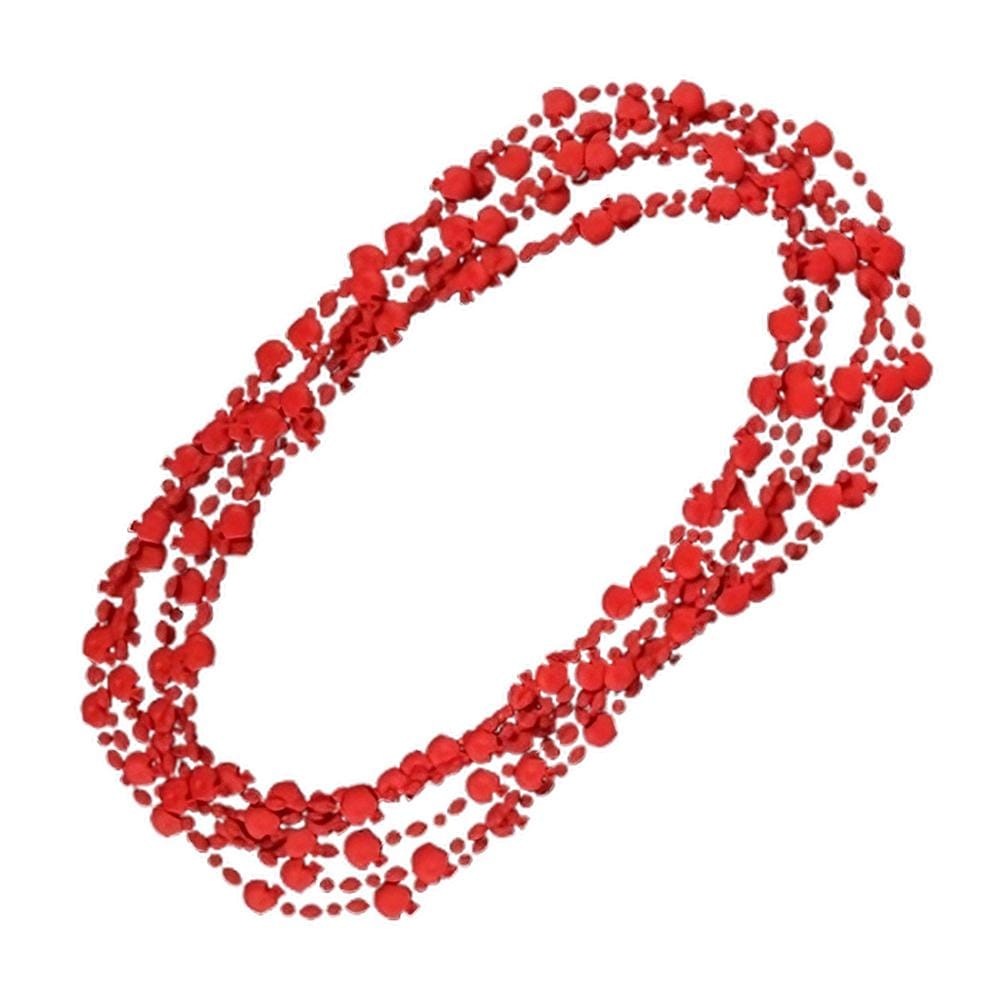 Football Helmet Bead Necklaces Non Metallic Red Pack of 12 All Products Football Helmet Bead Necklaces Non Metallic Red Pack of 12 All Products 3