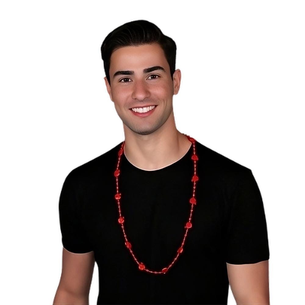 Football Helmet Bead Necklaces Non Metallic Red Pack of 12 All Products Football Helmet Bead Necklaces Non Metallic Red Pack of 12 All Products