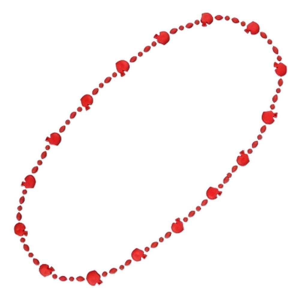 Football Helmet Bead Necklaces Non Metallic Red Pack of 12 All Products Football Helmet Bead Necklaces Non Metallic Red Pack of 12 All Products 4