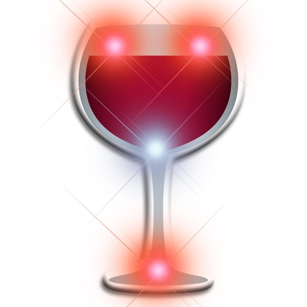 Wine Flashing Body Light Lapel Pins All Body Lights and Blinkees Wine Flashing Body Light Lapel Pins All Body Lights and Blinkees 3