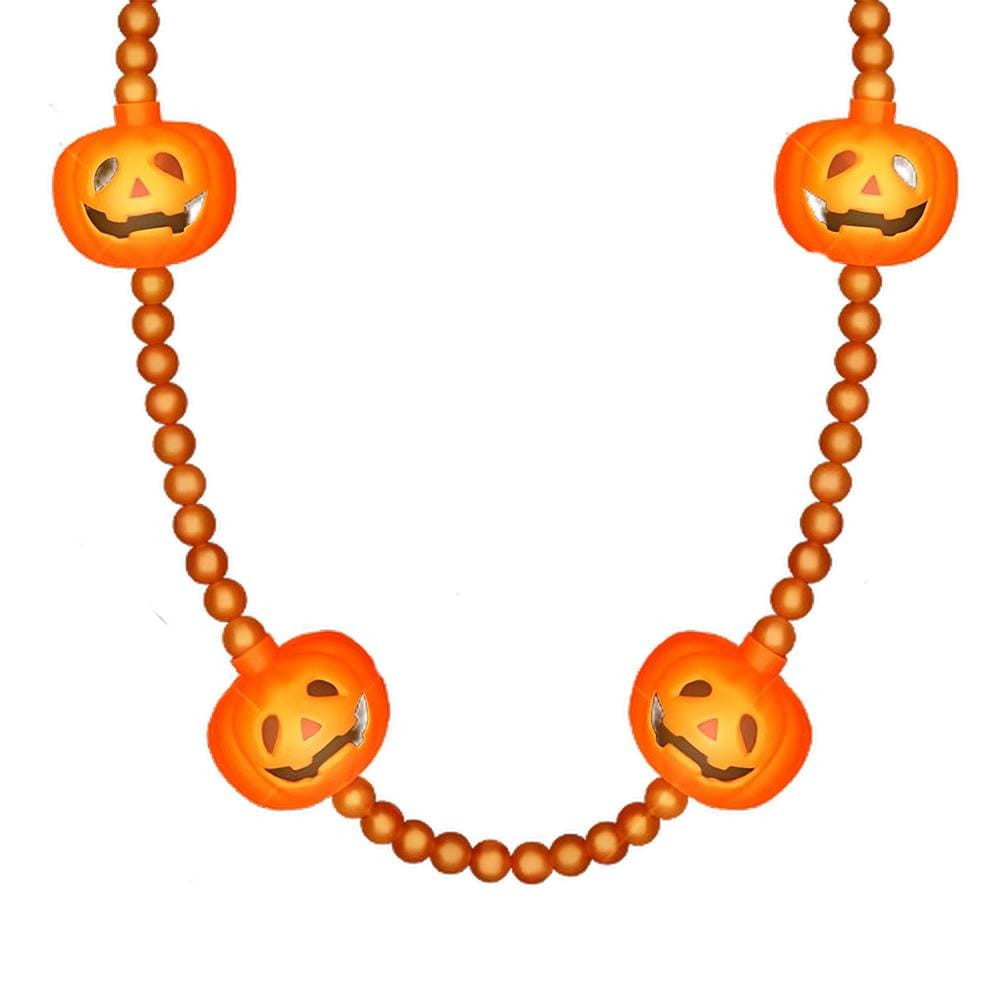 LED Beads and Pumpkins Necklace All Products LED Beads and Pumpkins Necklace All Products 4